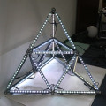 DMX512 3D trīsstūra stieņa gaisma